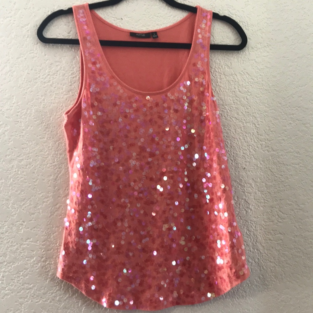 🌷5/$20 Women’s Pink Sequins Tank Top